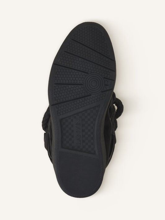 SNEAKERS CURB EFFET SERPENT EN CUIR Lanvin SNEAKERS CURB EFFET SERPENT EN CUIR Noir FUSKDK12ECSKA26