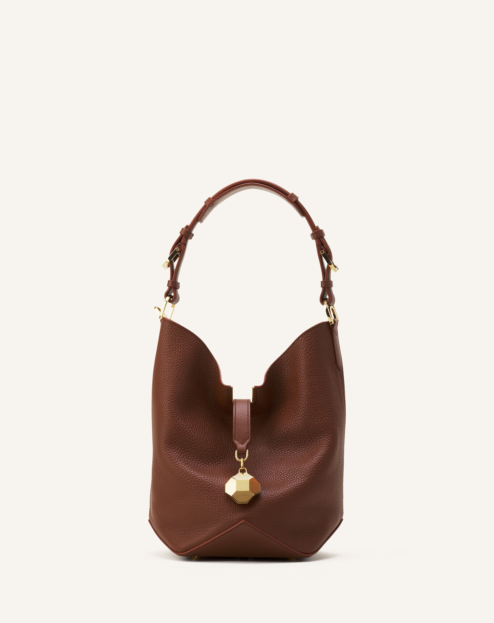 BORSA SECCHIELLO CATCH BY LANVIN IN PELLE A GRANA Lanvin BORSA SECCHIELLO CATCH BY LANVIN IN PELLE A GRANA Castagna LWBGLQMMGRCAH25