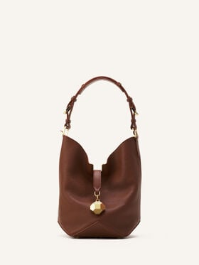 SAC SEAU CATCH BY LANVIN EN CUIR GRAINÉ Lanvin SAC SEAU CATCH BY LANVIN EN CUIR GRAINÉ Châtaigne LWBGLQMMGRCAH25