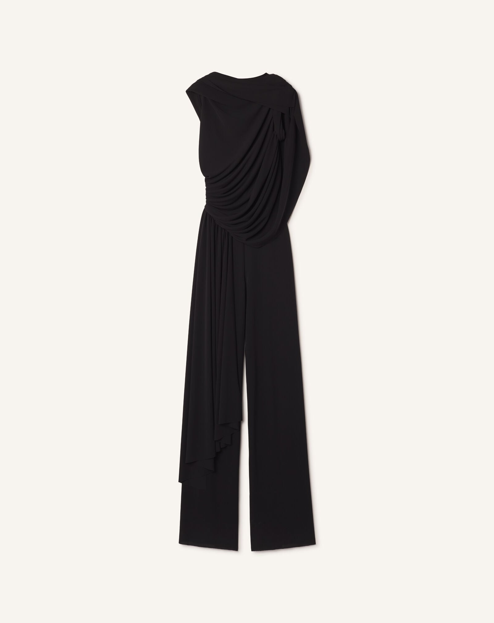 FLUID DRAPED JUMPSUIT Lanvin FLUID DRAPED JUMPSUIT Black RWJS00016392A26