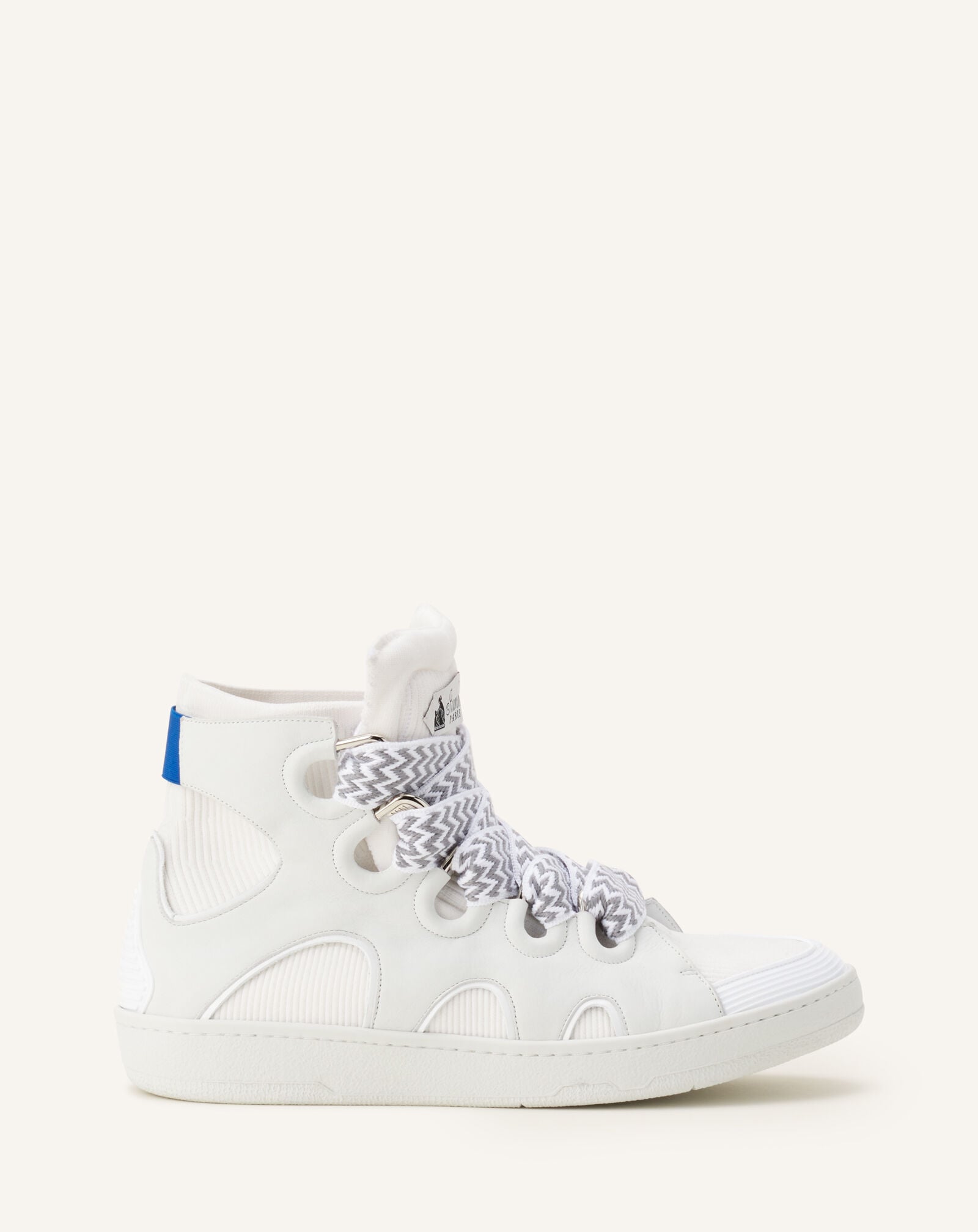 HIGH-TOP-SNEAKER CURB AUS STRICK Lanvin HIGH-TOP-SNEAKER CURB AUS STRICK Weiß FUSKDK0KKNNAA26