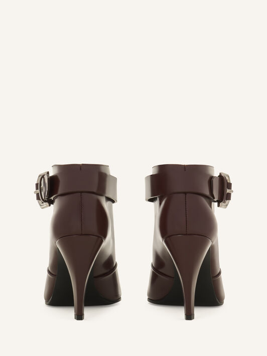 BOOTIE SPAZZO WITH BUCKLE HIGH HEEL Lanvin BOOTIE SPAZZO WITH BUCKLE HIGH HEEL Brown FWBOMI05SPAZH26