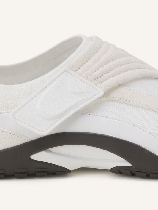 SNEAKERS LNV1 EN MAILLE ET DAIM Lanvin SNEAKERS LNV1 EN MAILLE ET DAIM Blanc/Noir FUSKDK0IKNSUE26
