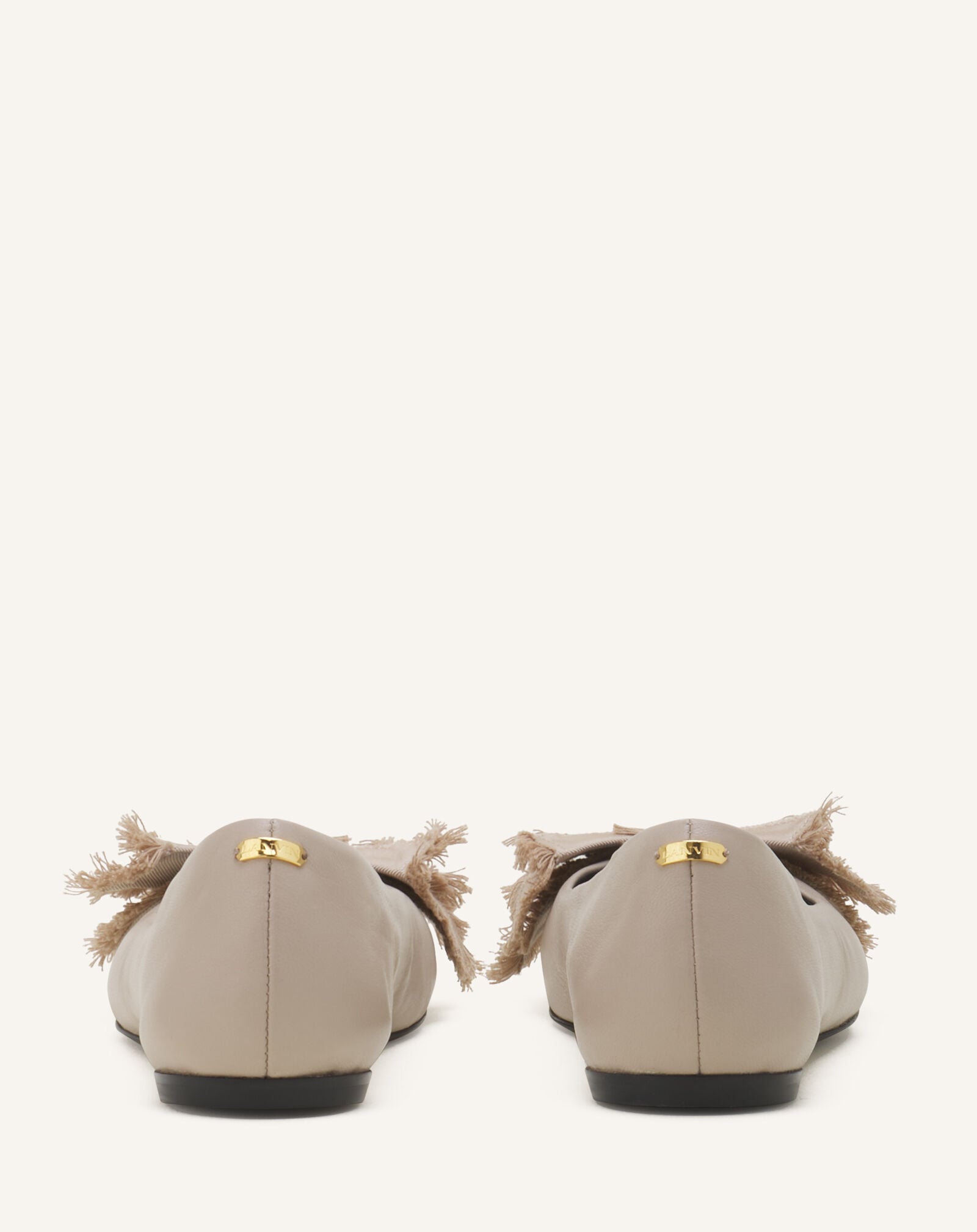 THE BOW BALLERINA FLAT Lanvin THE BOW BALLERINA FLAT Sand FWBAMB0GNAPPA26