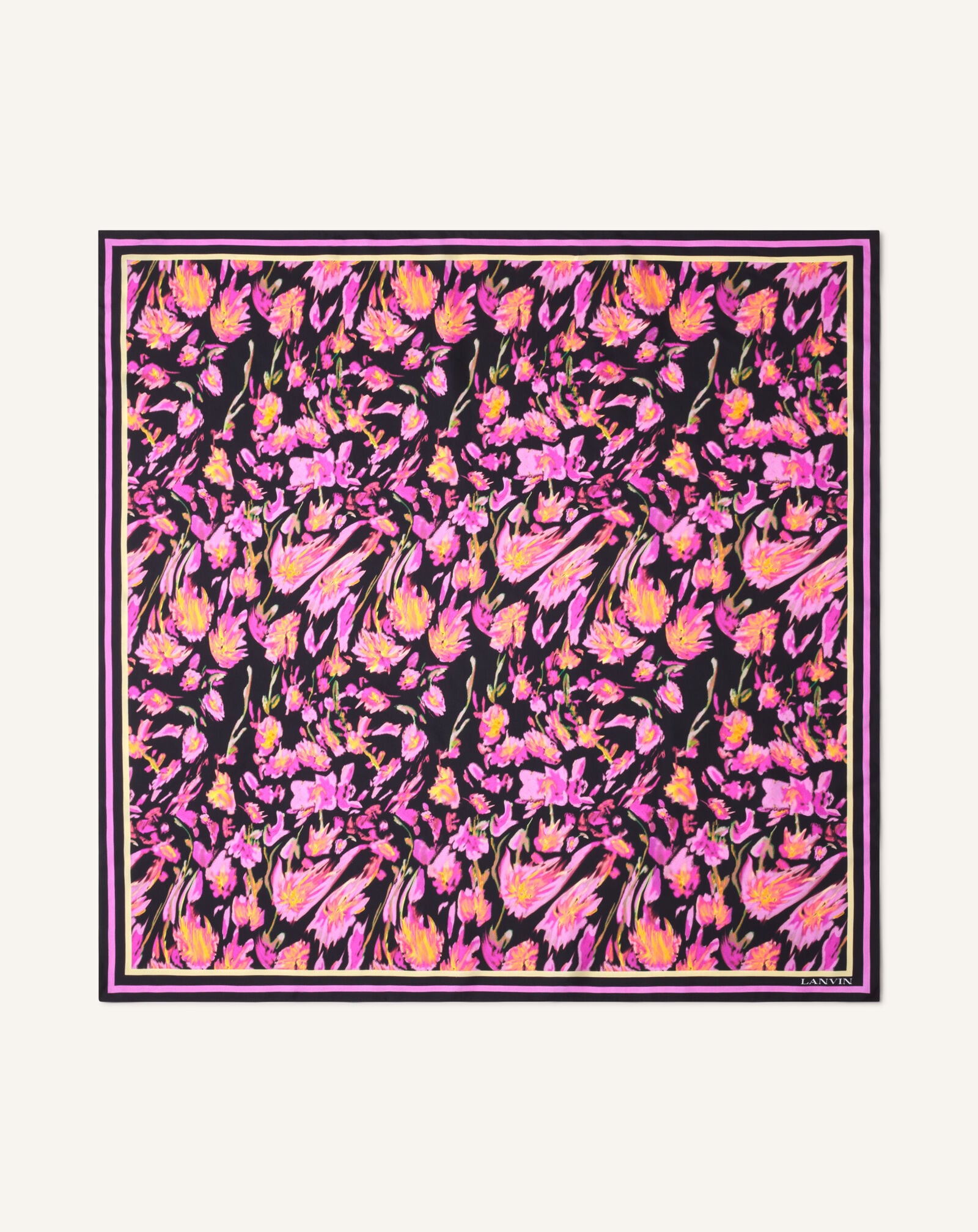 90X90 SQUARE PRINTS DEFORMED DAISY Lanvin 90X90 SQUARE PRINTS DEFORMED DAISY Pink AWSAPSC21SFDH26