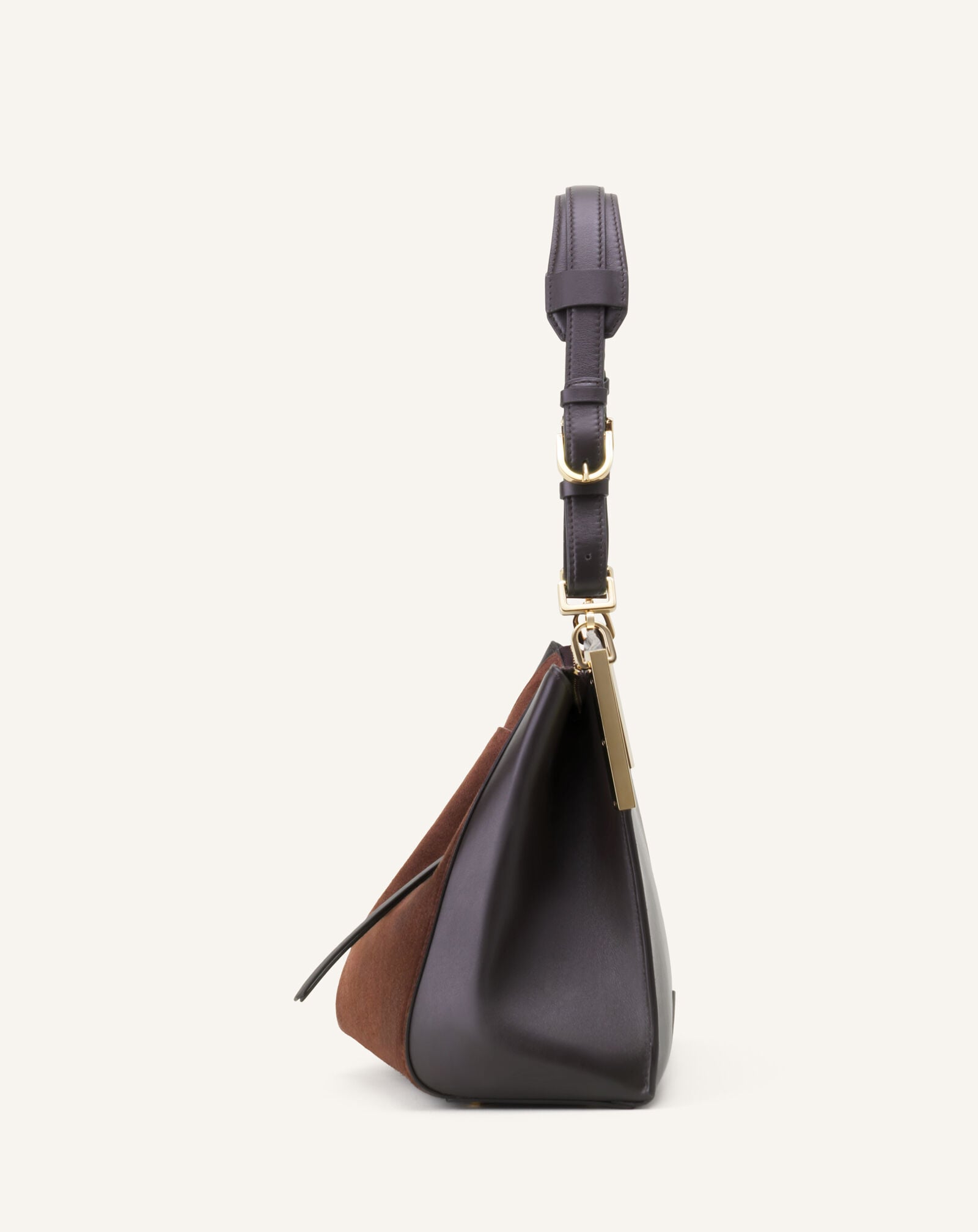 TOP HANDLE ZIPPED PM Lanvin TOP HANDLE ZIPPED PM Chocolate/Brown LWBGLCPMCASUH26