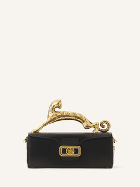 Lanvin SAC PENCIL CAT EN CUIR Noir LWBGBR05PALME20