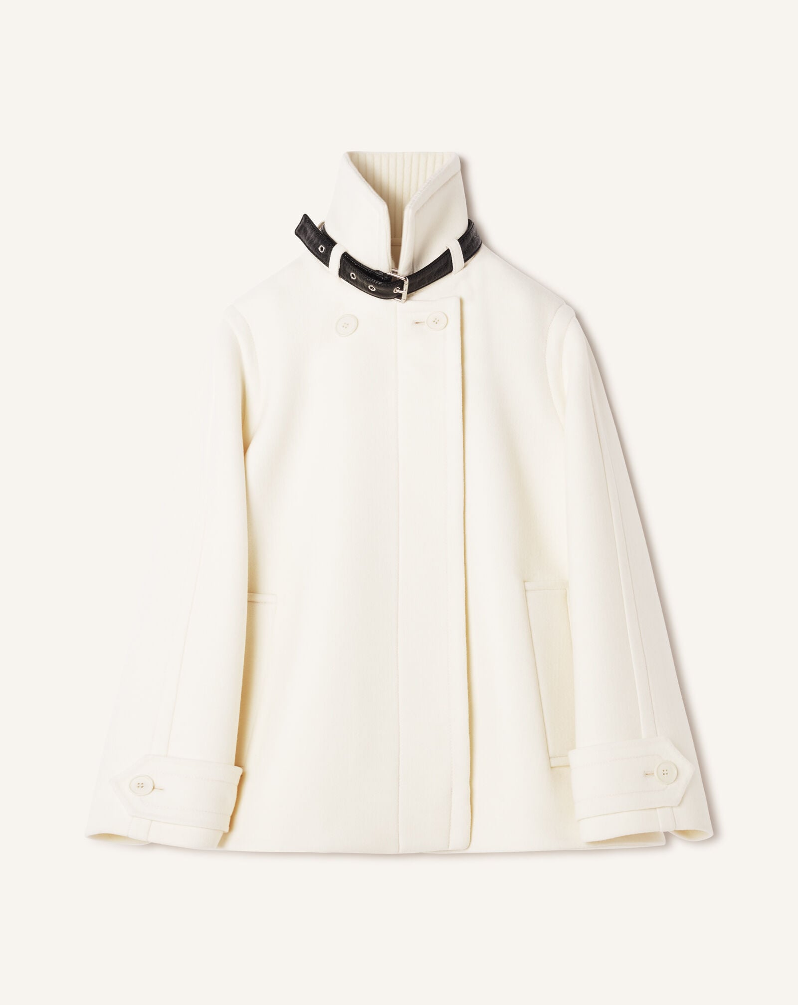 HIGH-NECK SHORT COAT Lanvin HIGH-NECK SHORT COAT Off White RWCO00224724A26