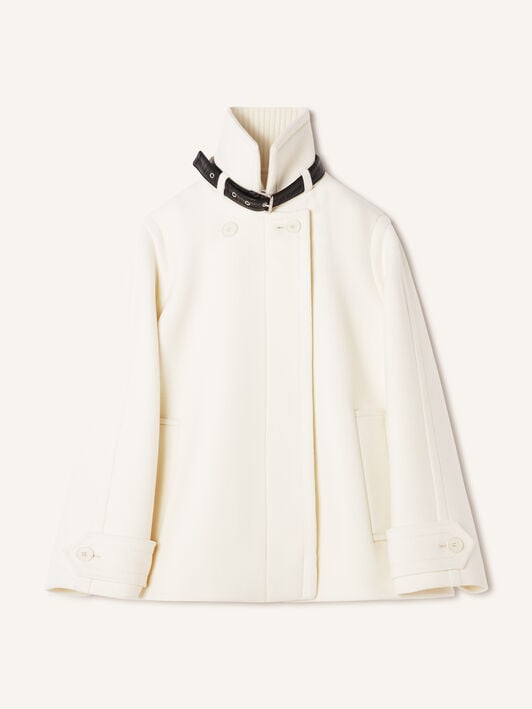 HIGH-NECK SHORT COAT Lanvin HIGH-NECK SHORT COAT Off White RWCO00224724A26