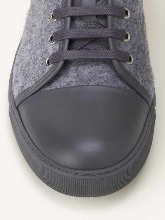 SNEAKERS DBB1 EN FEUTRE ET NAPPA Lanvin SNEAKERS DBB1 EN FEUTRE ET NAPPA Gris clair FMSKDBB1FELTA26