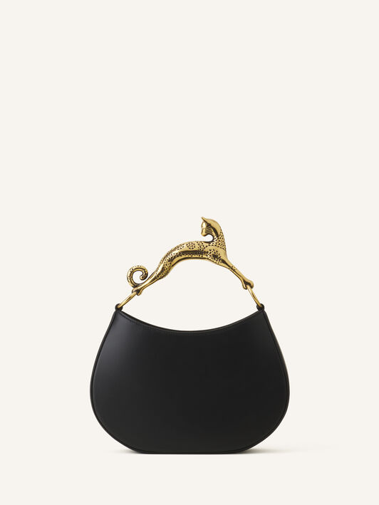 BORSA HOBO CAT IN PELLE Lanvin BORSA HOBO CAT IN PELLE Nero LWBGSHC1NAPAA21