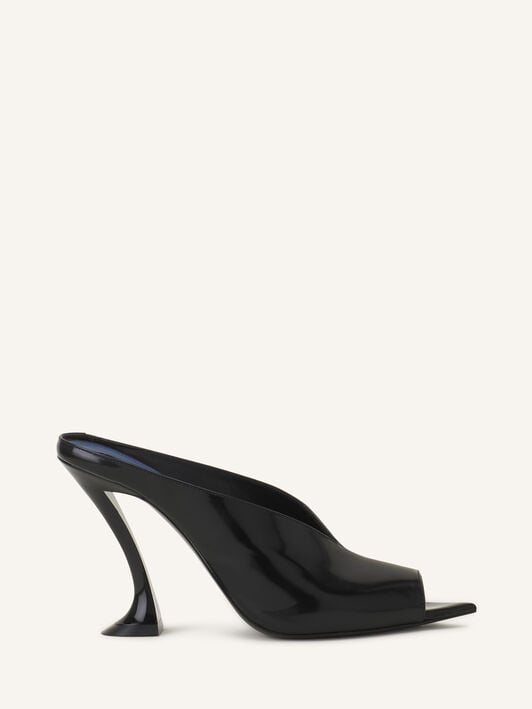MULE MIDNIGHT STEP AUS LACKLEDER Lanvin MULE MIDNIGHT STEP AUS LACKLEDER Schwarz FWPUGA0DSPAZH25