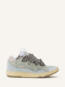 SNEAKER CURB AUS LEDER Lanvin SNEAKER CURB AUS LEDER Blassblau FUSKDK12DRA2P25