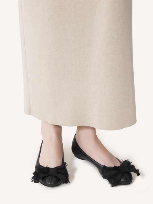BALLERINA THE BOW Lanvin BALLERINA THE BOW Schwarz FWBAMB0GNAPPA26