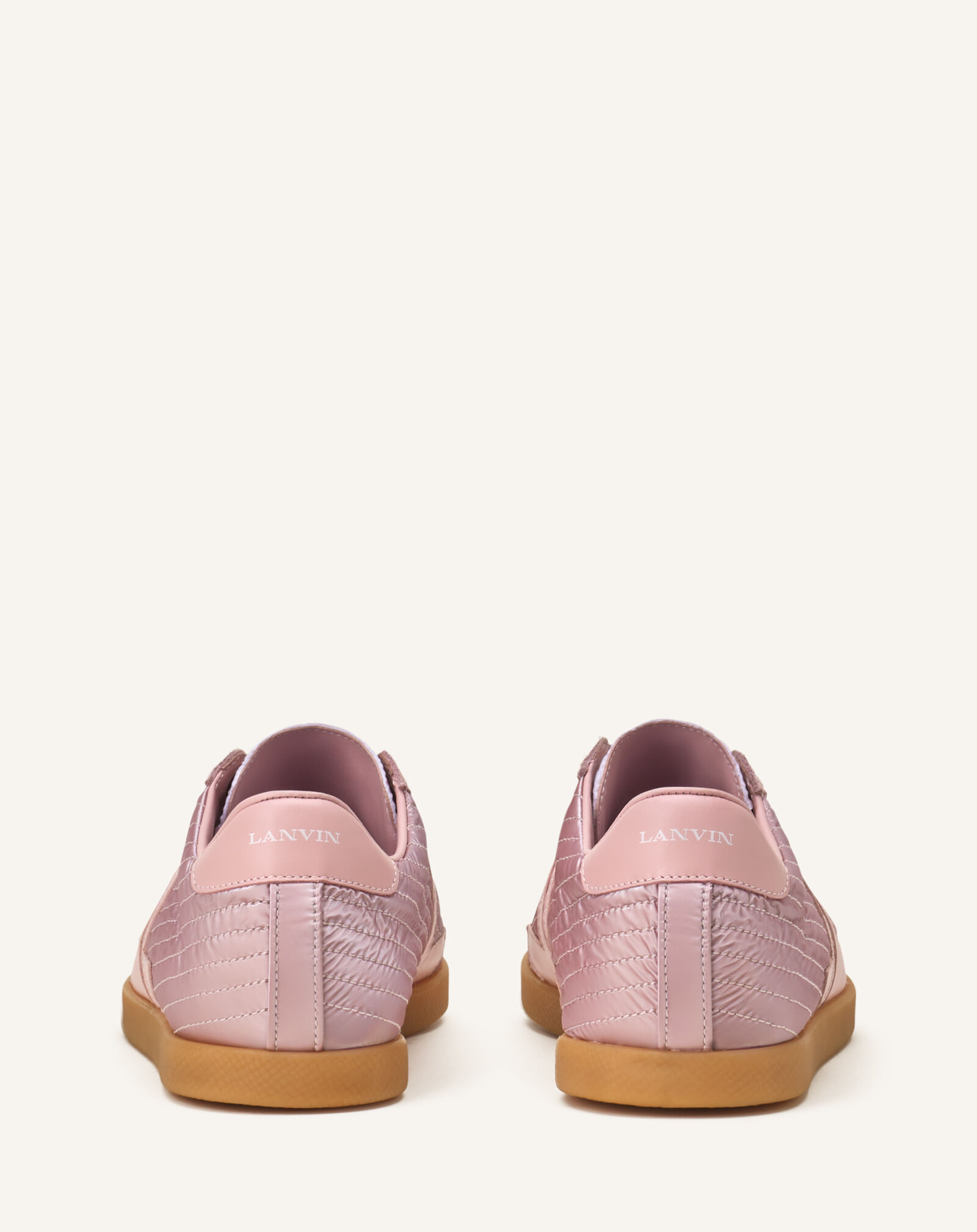 Lanvin GLEN SNEAKER CRUSHED NYLON Light Pink FUSKZL01NYLOH26