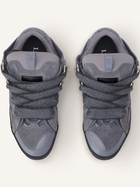 SNEAKER CURB AUS FILZ Lanvin SNEAKER CURB AUS FILZ Anthrazit/Grau FUSKDK12FELTA26