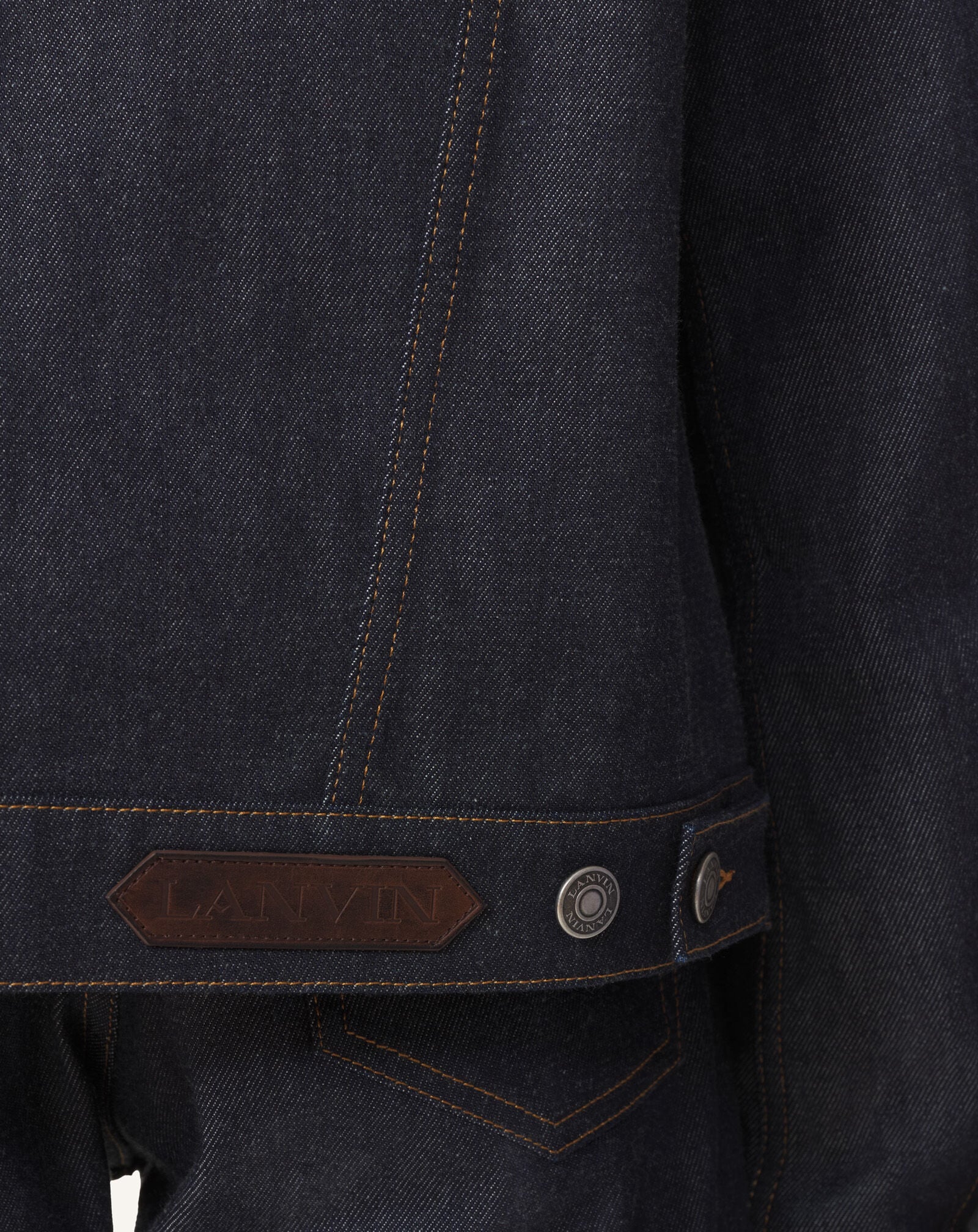 REGULAR DENIM JACKET Lanvin REGULAR DENIM JACKET Navy Blue RMJA0315D118A26