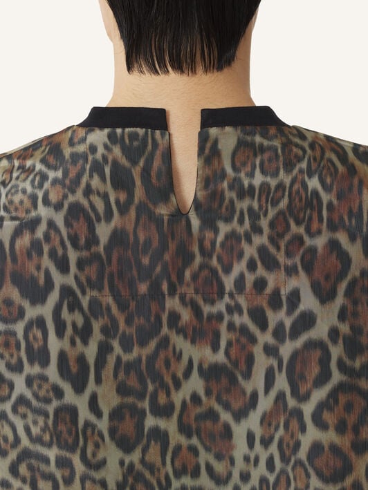 CAMISETA REVERSIBLE ESTAMPADA DE ALGODÓN Y TAFETÁN Lanvin CAMISETA REVERSIBLE ESTAMPADA DE ALGODÓN Y TAFETÁN Negro RMTS0068J040A26
