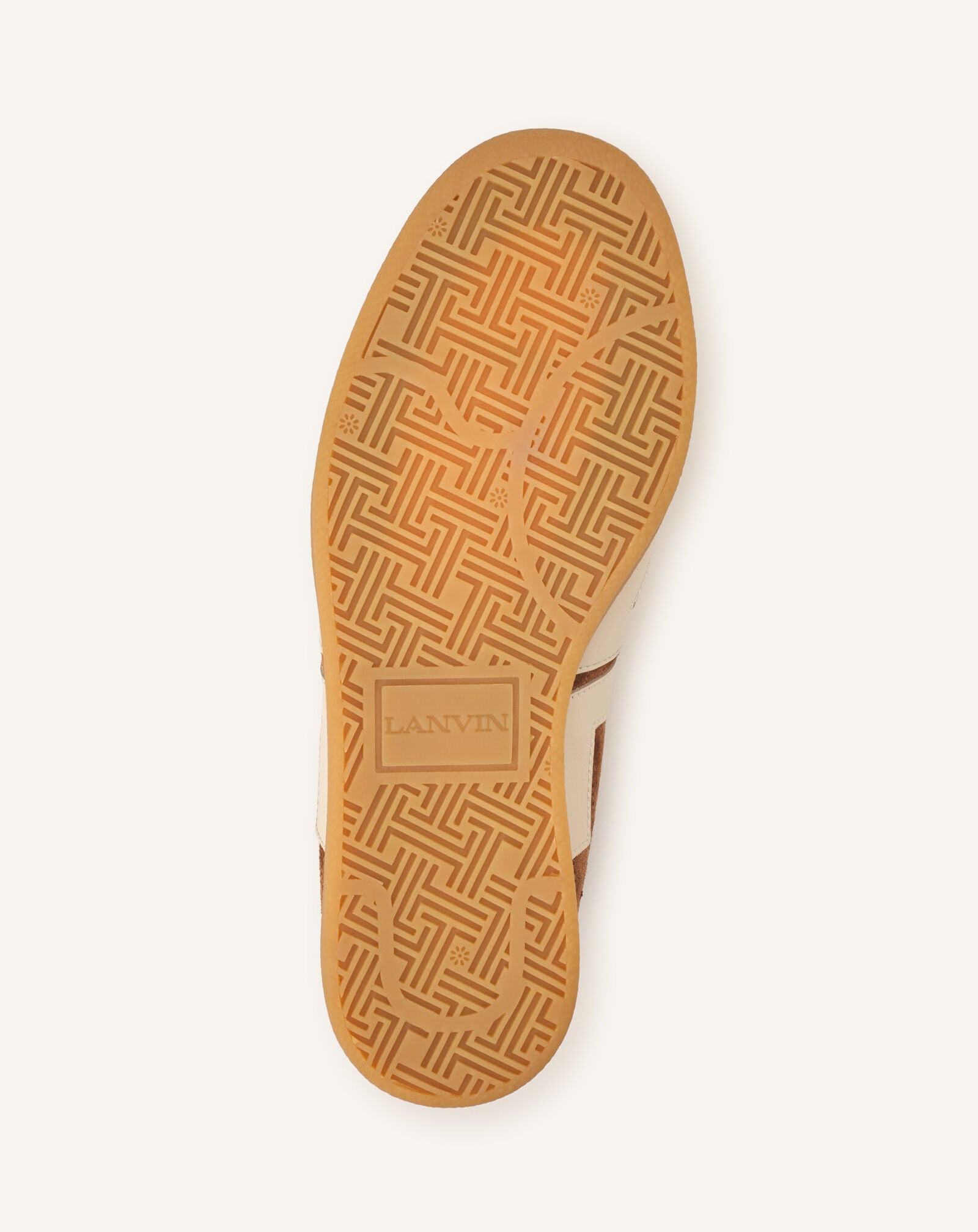 SNEAKERS GLEN 2.0 IN LEATHER Lanvin SNEAKERS GLEN 2.0 IN LEATHER Cognac/Cream FUSKZL01ANAPA26