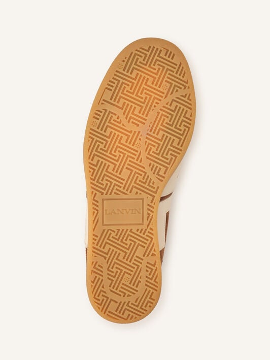 SNEAKERS GLEN 2.0 IN LEATHER Lanvin SNEAKERS GLEN 2.0 IN LEATHER Cognac/Cream FUSKZL01ANAPA26