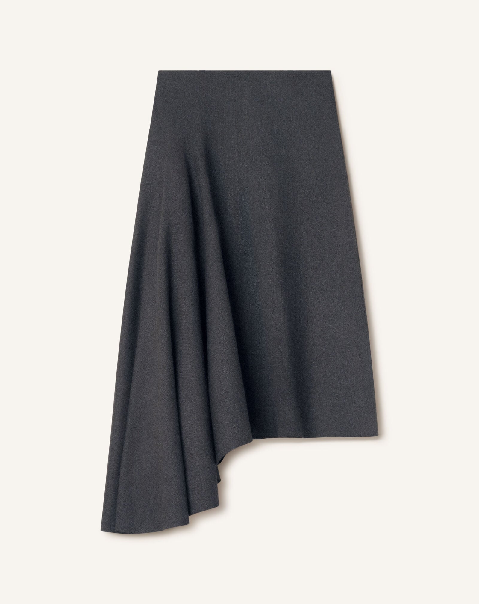 ASYMMETRICAL SKIRT Lanvin ASYMMETRICAL SKIRT Charcoal RWST00516383H26