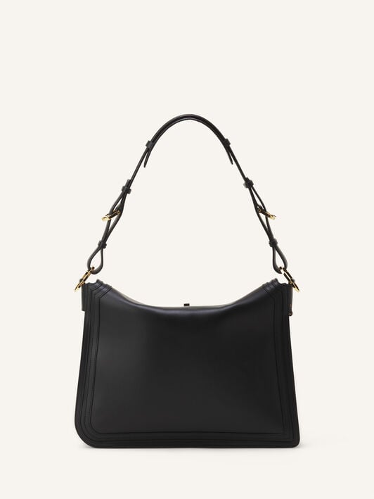 SAC COMPAGNON EN CUIR Lanvin SAC COMPAGNON EN CUIR Noir LWBGLRMMSMLEH25