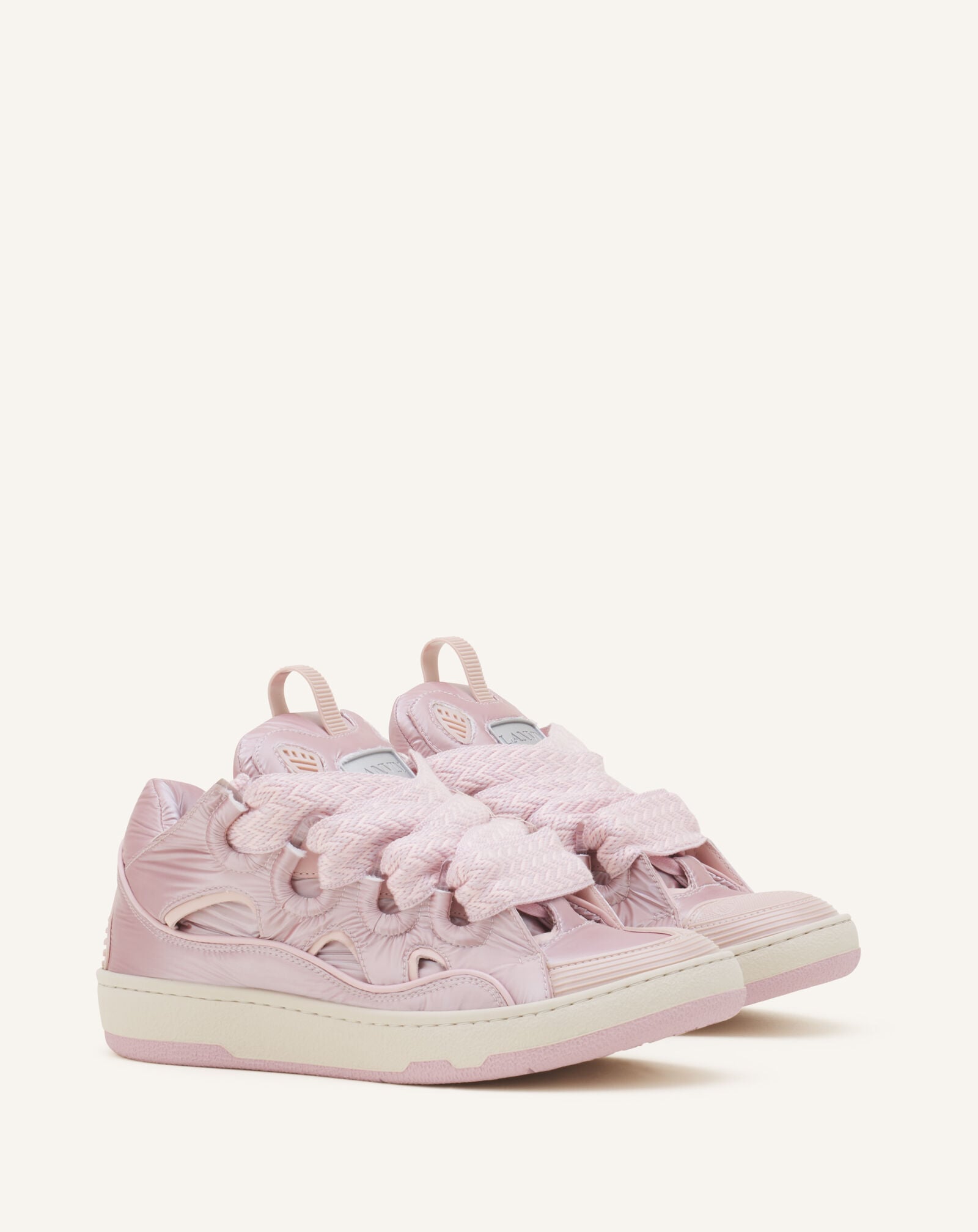 SNEAKERS CURB EN NYLON Lanvin SNEAKERS CURB EN NYLON Vieux rose FUSKDK12NYLOA26