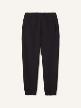 Lanvin PANTALON DE JOGGING RUBAN LANVIN EN COTON Noir RMTR0130F009A26