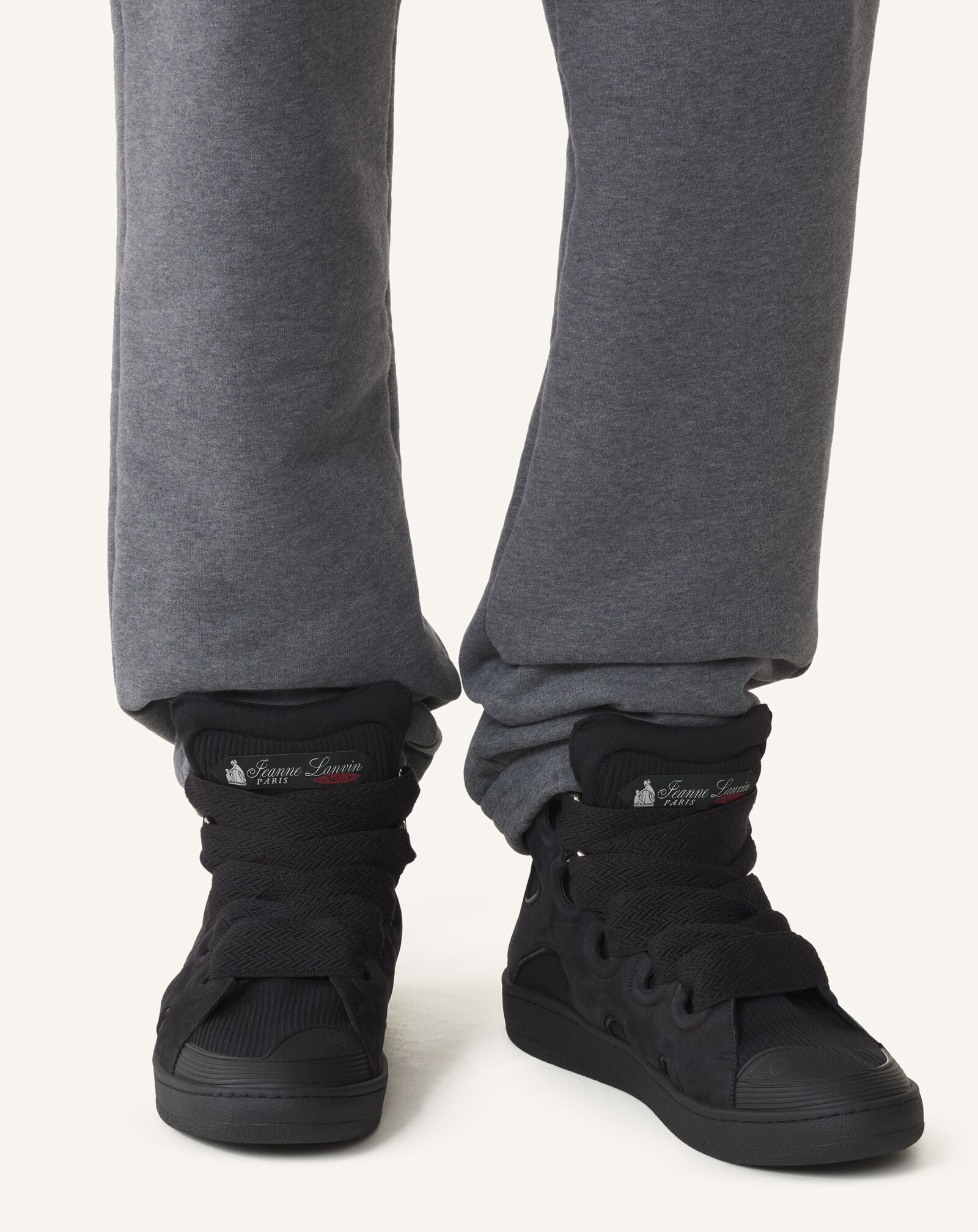 HIGH-TOP-SNEAKER CURB AUS STRICK Lanvin HIGH-TOP-SNEAKER CURB AUS STRICK Schwarz FUSKDK0KKNNAA26
