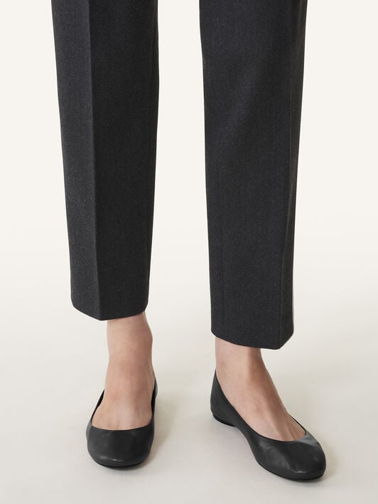 DIE BALLERINA AUS LEDER Lanvin DIE BALLERINA AUS LEDER Schwarz FWBAGA0HNAPAH25