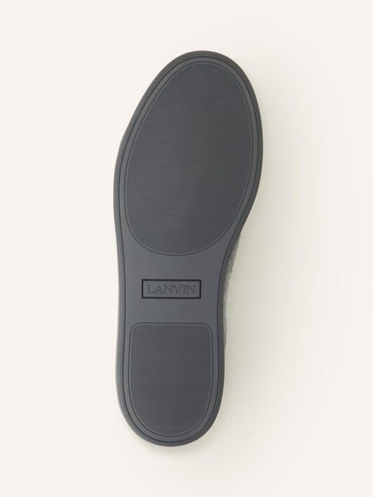 SNEAKERS DBB1 EN FEUTRE ET CUIR NAPPA Lanvin SNEAKERS DBB1 EN FEUTRE ET CUIR NAPPA Gris Clair FMSKDBB1FELTA26