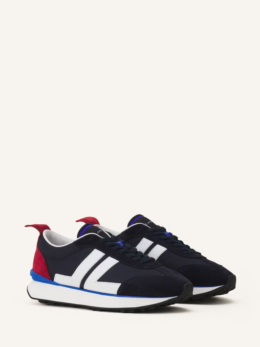 SNEAKER BUMPR AUS NYLON Lanvin SNEAKER BUMPR AUS NYLON Weiß/Marineblau-Schwarz FUSKBUMPNYLOH25