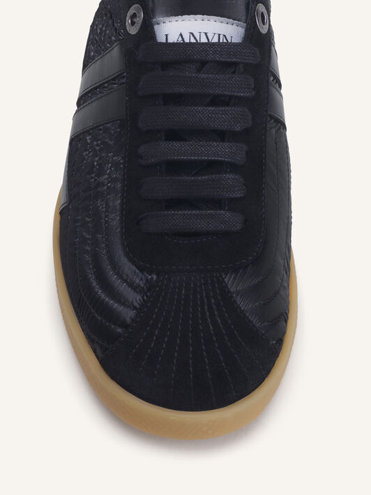 Lanvin GLEN SNEAKER CRUSHED NYLON Black FUSKZL01NYLOH26