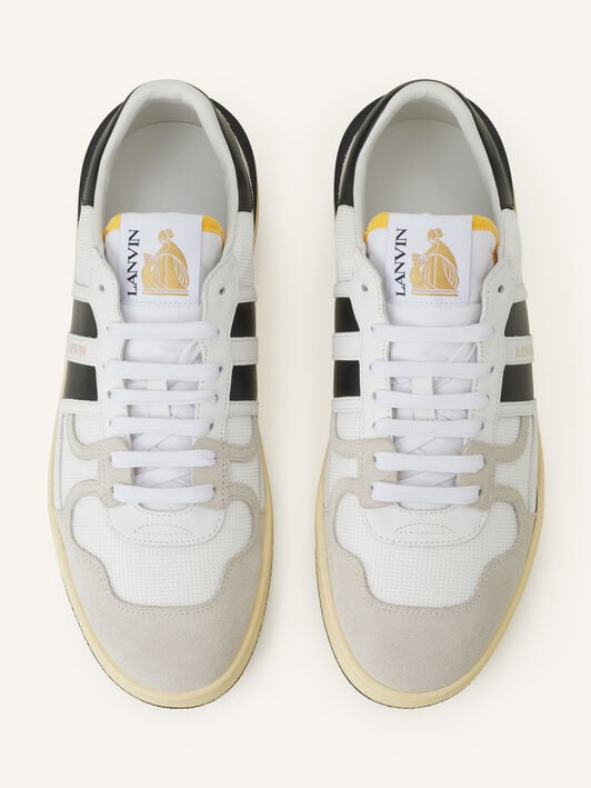 SNEAKERS CLAY EN MESH Lanvin SNEAKERS CLAY EN MESH Blanc/Noir FUSKDK00NAS1P25