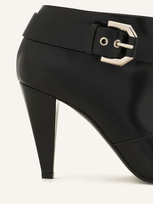 BOOTIE SPAZZO WITH BUCKLE HIGH HEEL Lanvin BOOTIE SPAZZO WITH BUCKLE HIGH HEEL Black FWBOMI05SPAZH26