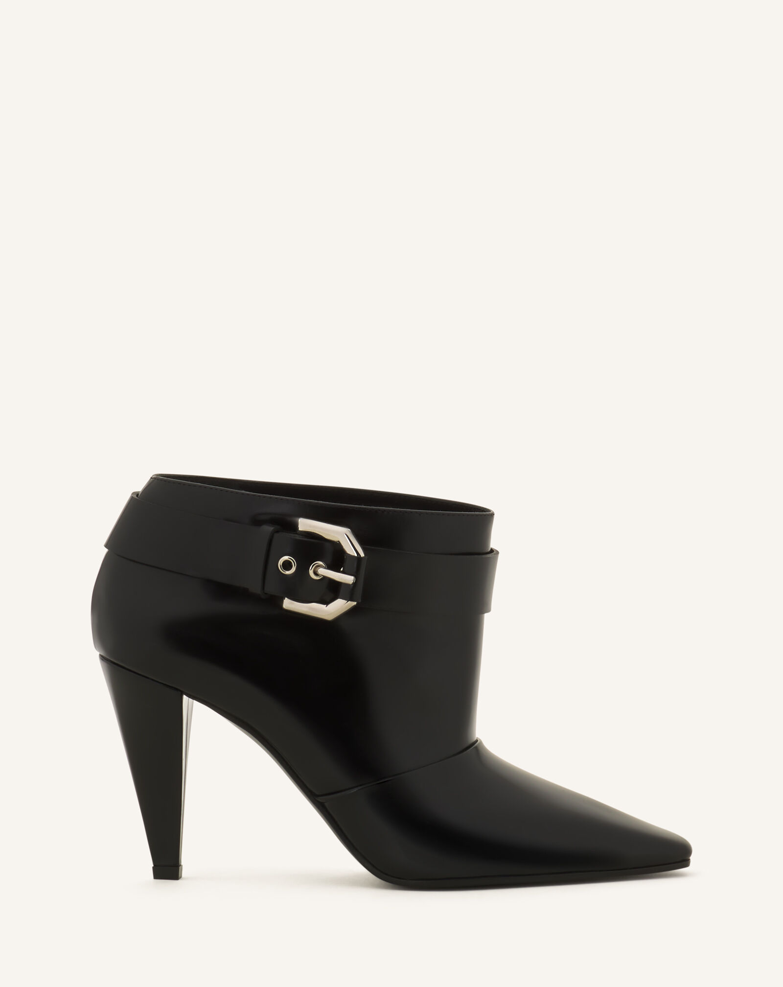 BOOTIE SPAZZO WITH BUCKLE HIGH HEEL Lanvin BOOTIE SPAZZO WITH BUCKLE HIGH HEEL Black FWBOMI05SPAZH26