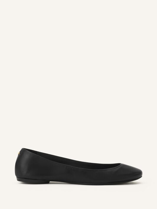 DIE BALLERINA AUS LEDER Lanvin DIE BALLERINA AUS LEDER Schwarz FWBAGA0HNAPAH25