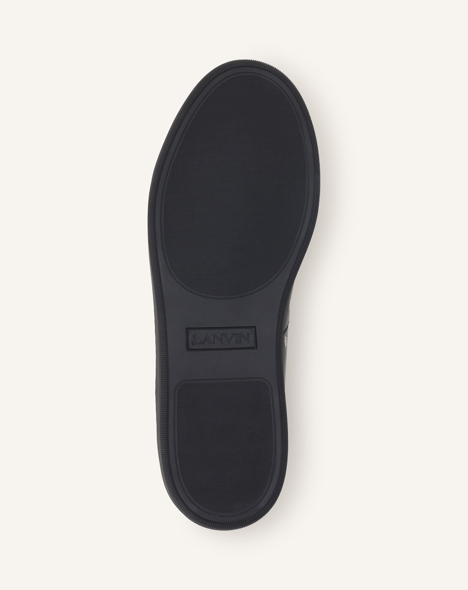 DBB1 HIGH-TOP SNEAKERS IN LEATHER Lanvin DBB1 HIGH-TOP SNEAKERS IN LEATHER Black FMSKDBB8ZPFLA26