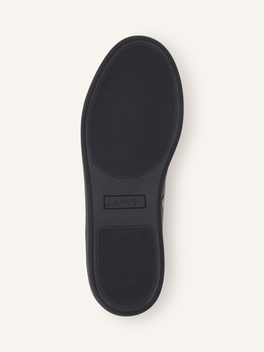 DBB1 HIGH-TOP SNEAKERS IN LEATHER Lanvin DBB1 HIGH-TOP SNEAKERS IN LEATHER Black FMSKDBB8ZPFLA26