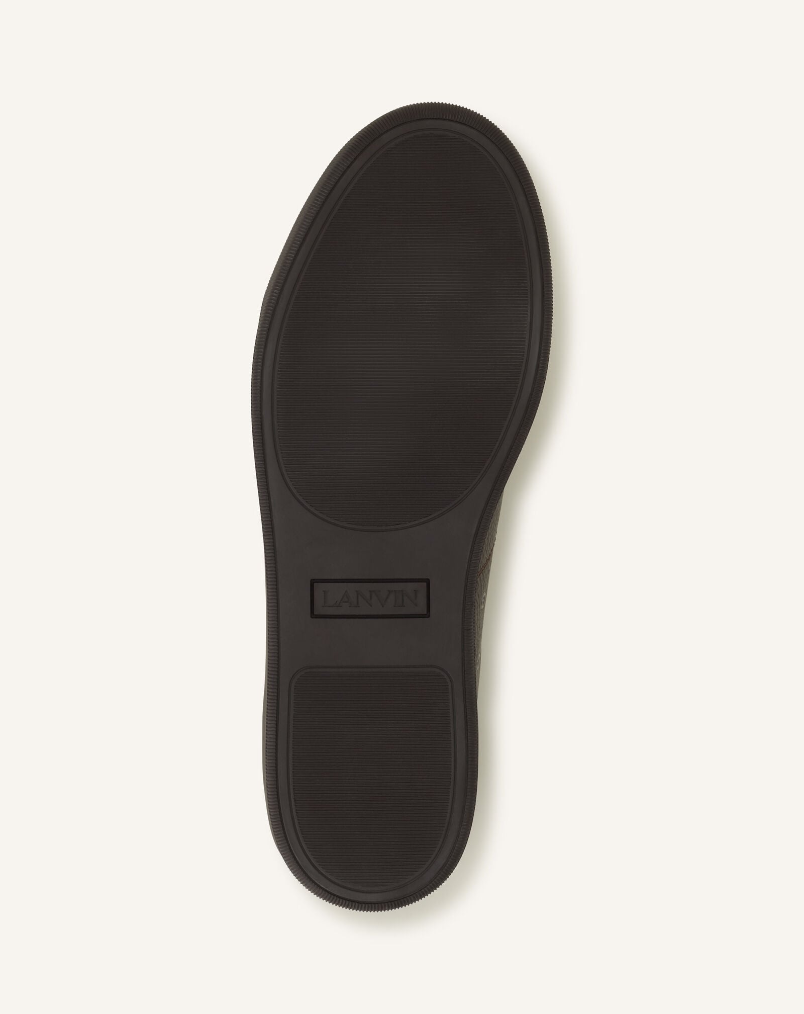 DBB1 SNEAKERS IN NAPPA AND GRAINED LEATHER Lanvin DBB1 SNEAKERS IN NAPPA AND GRAINED LEATHER Chocolate FMSKDBB1GNLEA26