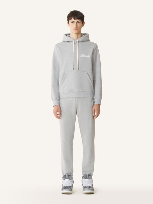 HOODIE RUBAN LANVIN Lanvin HOODIE RUBAN LANVIN Gris Chine RMHO0055F047P26