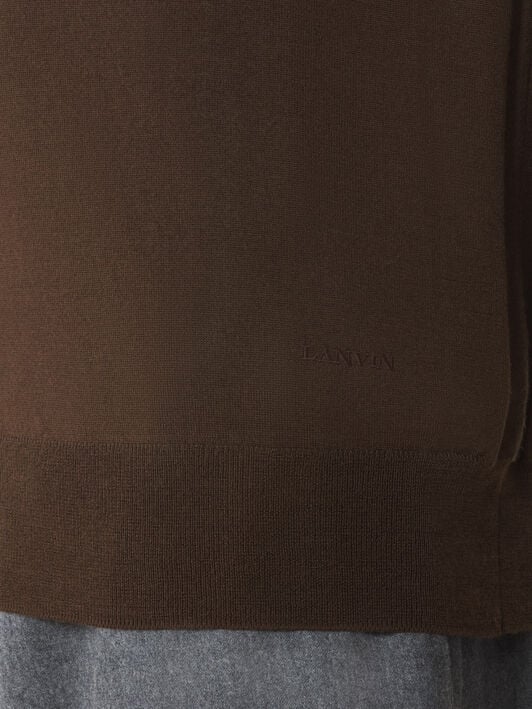 ROUND-NECK JUMPER Lanvin ROUND-NECK JUMPER Ebony RMPO0012K099A26