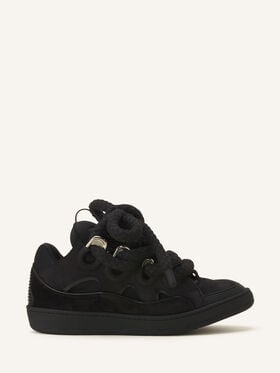 SNEAKER CURB IN SCHLANGENOPTIK AUS LEDER Lanvin SNEAKER CURB IN SCHLANGENOPTIK AUS LEDER Schwarz FUSKDK12ECSKA26