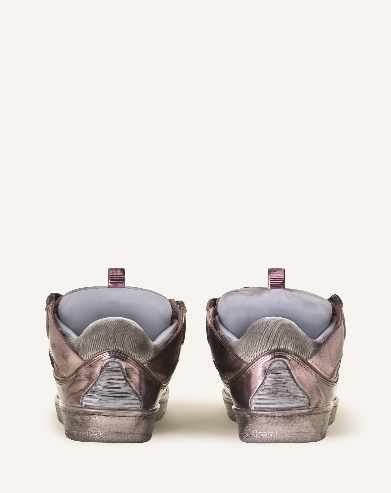 SNEAKER CURB AUS METALLISCHEM TECHNOSTOFF Lanvin SNEAKER CURB AUS METALLISCHEM TECHNOSTOFF Hellrosa FUSKDK12METAA26