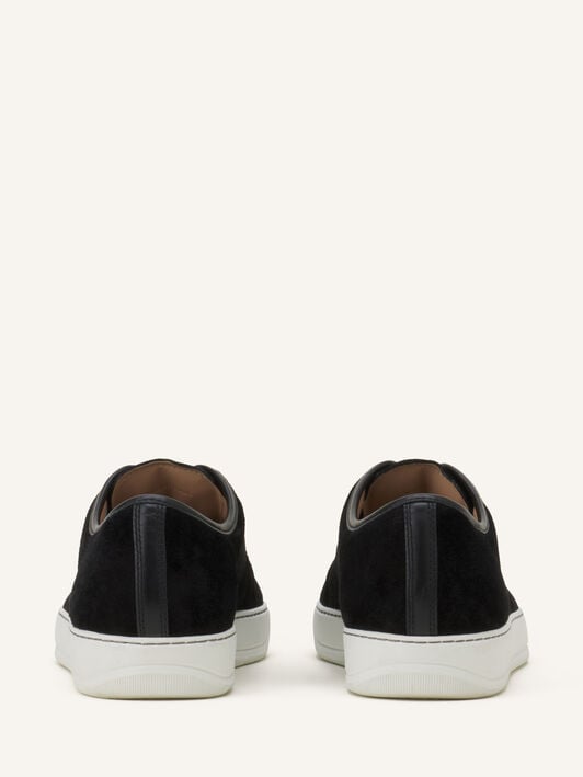 SNEAKERS DBB1 EN SUEDE ET CUIR VERNIS Lanvin SNEAKERS DBB1 EN SUEDE ET CUIR VERNIS Noir FMSKDBB1VBALP15