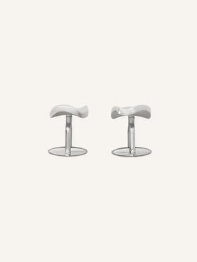 Lanvin BOUTONS DE MANCHETTE TWIST Argent AMCJSCL1LTRMA26