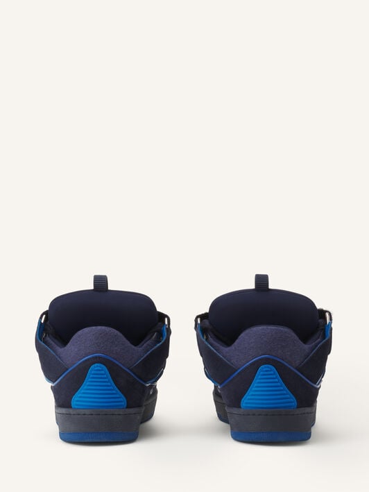 SNEAKER CURB AUS FILZ Lanvin SNEAKER CURB AUS FILZ Marineblau/Hellblau FUSKDK12FELTA26