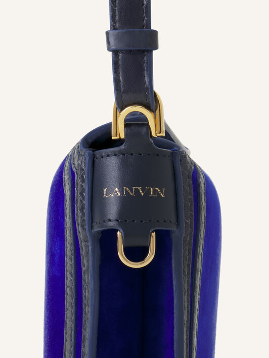 COMPAGNON 20 BAG IN SUEDE Lanvin COMPAGNON 20 BAG IN SUEDE Electric Blue/Dark Blue LWBGLRPMNUAYP26