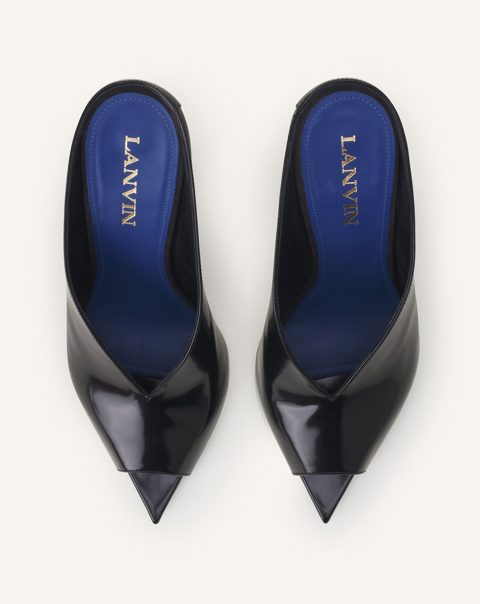 MULE MIDNIGHT STEP AUS LACKLEDER Lanvin MULE MIDNIGHT STEP AUS LACKLEDER Schwarz FWPUGA0DSPAZH25