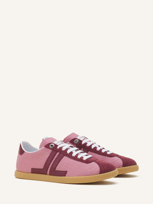 Lanvin SNEAKERS GLEN 2.0 EN NYLON Rose/Bordeaux FUSKZL01NYSQA26